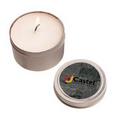 4 Oz. Vanilla Round Tin Soy Candle